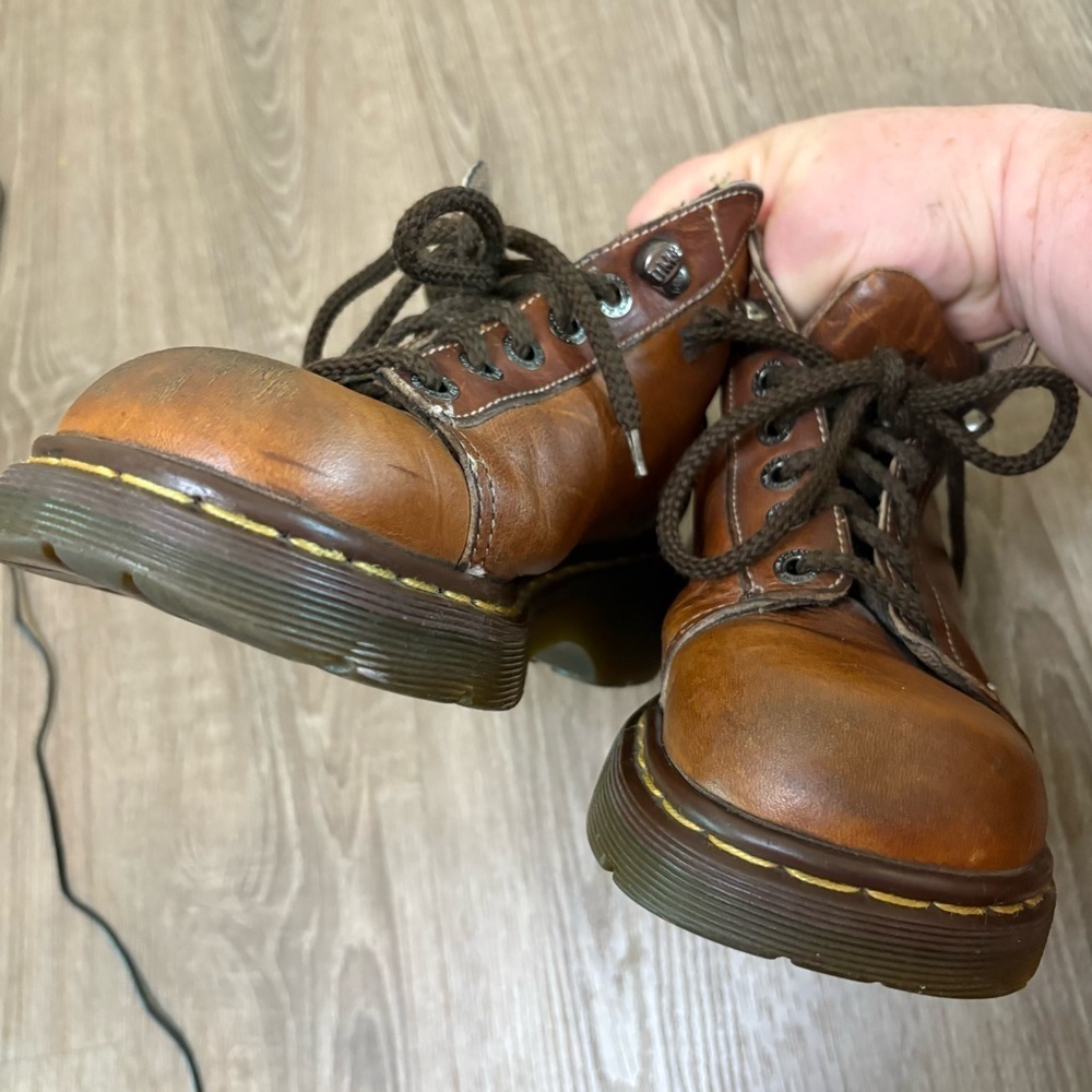 Dr. Martens 8542 Made in England Brown Leather Oxford Shoes Men’s Size 7 Wmns 9 - Picture 10 of 11